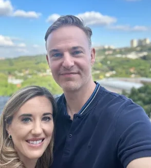 David de Bruyn and his lovely wife